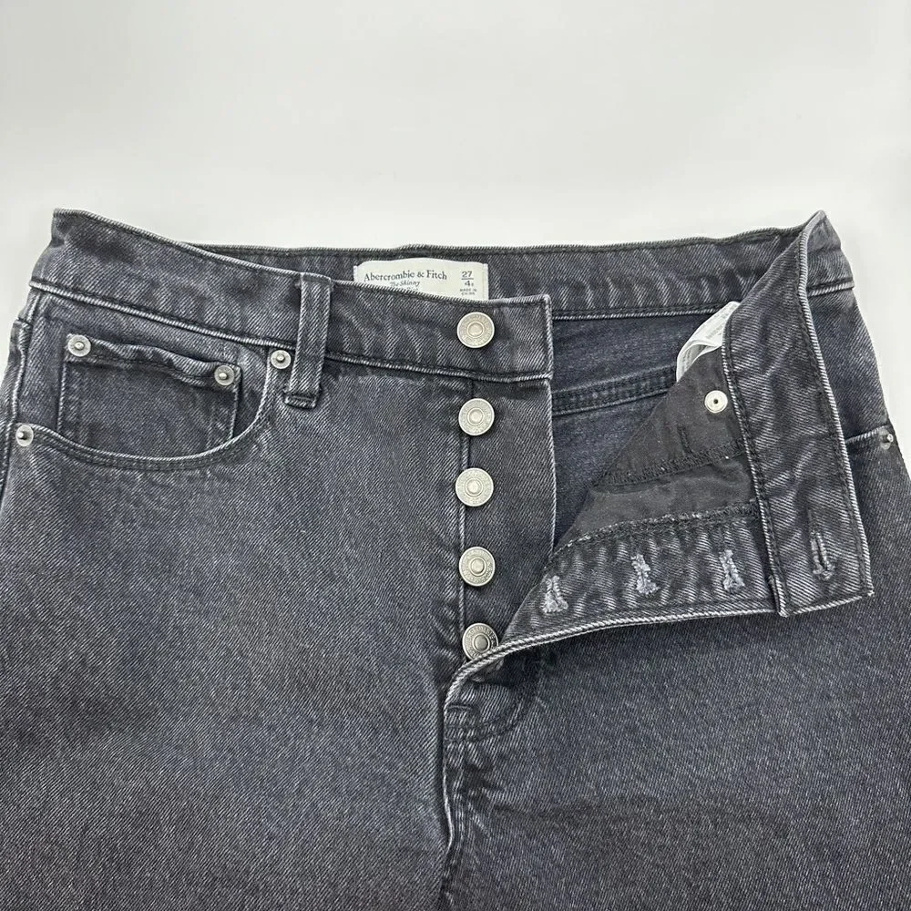 Abercrombie & Fitch The Skinny High Rise size 27/4R